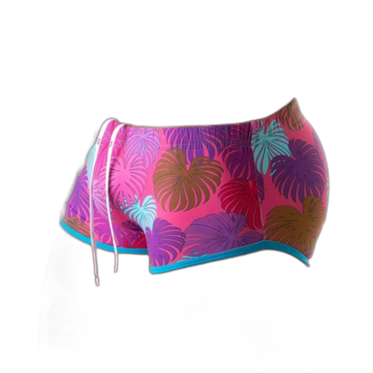 TOF Paris Floral Brazilian Swim Trunks Pink
