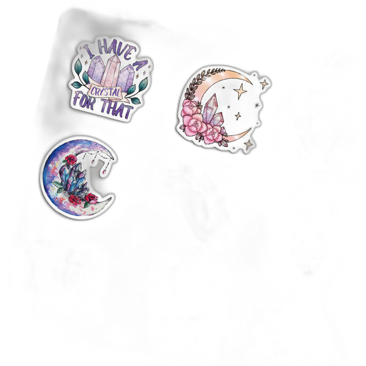 50 Dreamy Crystal Graffiti Stickers