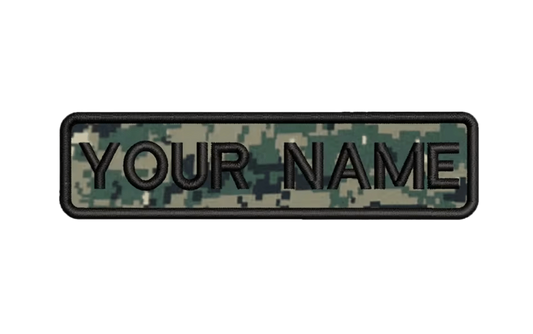 Custom Patch 10cmX2.5cm Camo/Block