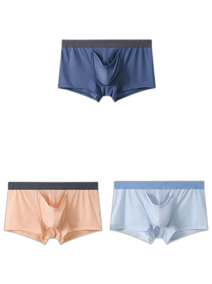 3 Pack Separate Pouch Trunks With Fly Front