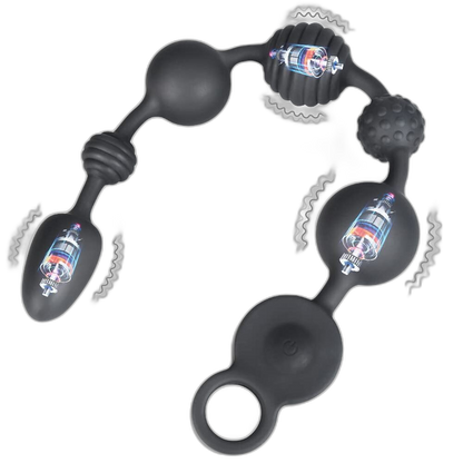 Planet – Silicone Vibrating Anal Beads