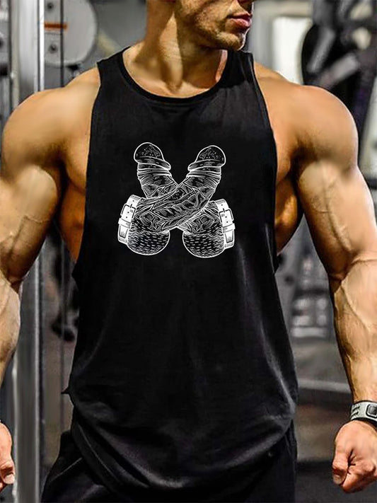 Men's LGBT Fun Pride Art Print Tank Top