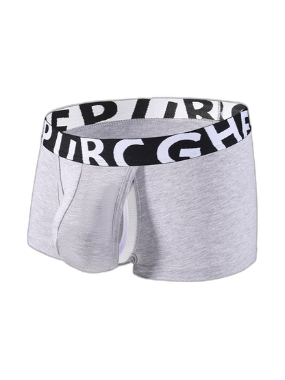 2 Pack Men's Separated Pouch Side Vent Design Trunks