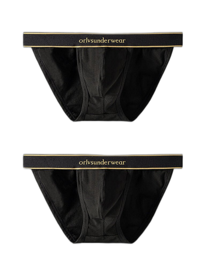 2 Pack Men's U-Pouch Gym Fitness Breathable Cotton Briefs