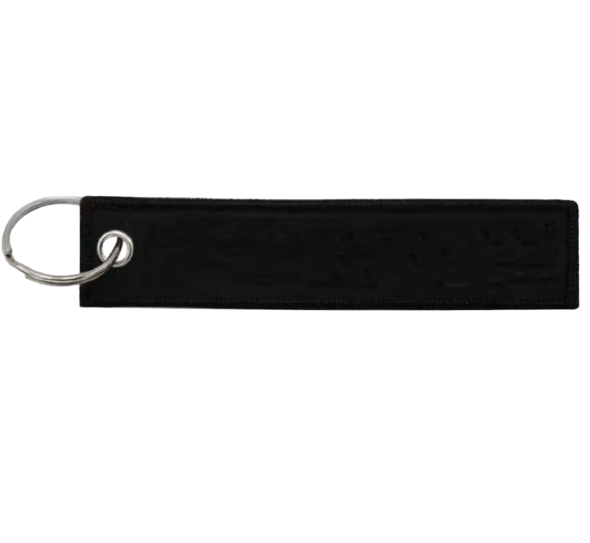 Custom Keyring Tag 13cmx2.8cm Black