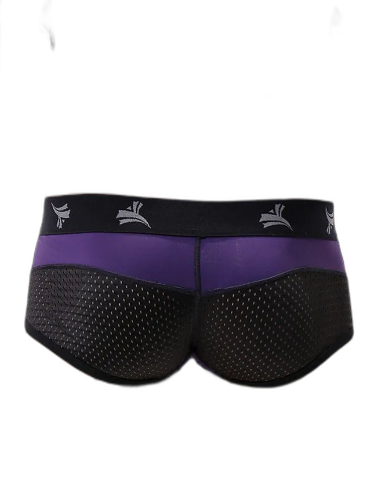 3 Pack Nylon Mesh Breathable U-Pouch Trunks