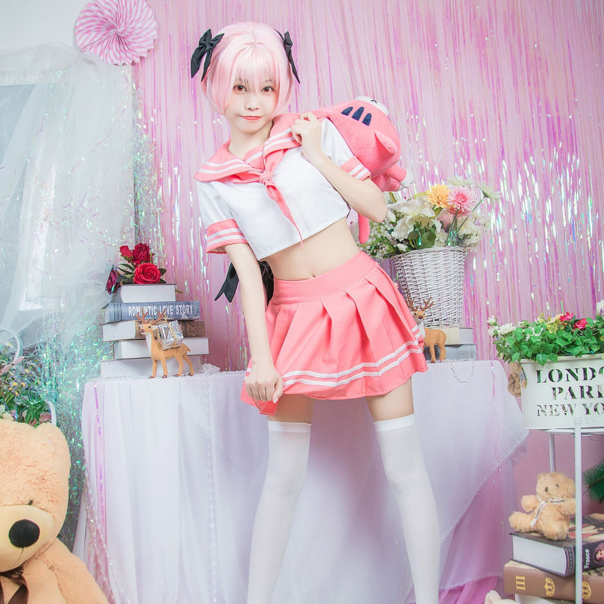 Pink Uniform Astolfo Cosplay