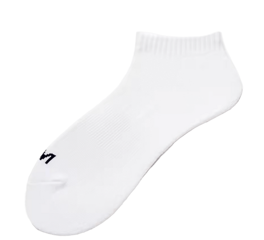 D&M Ankle Socks White