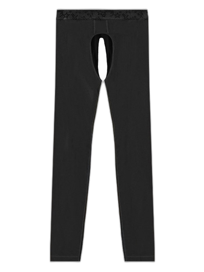 Men's Pure Cotton Open Crotch Breathable Warm Pants