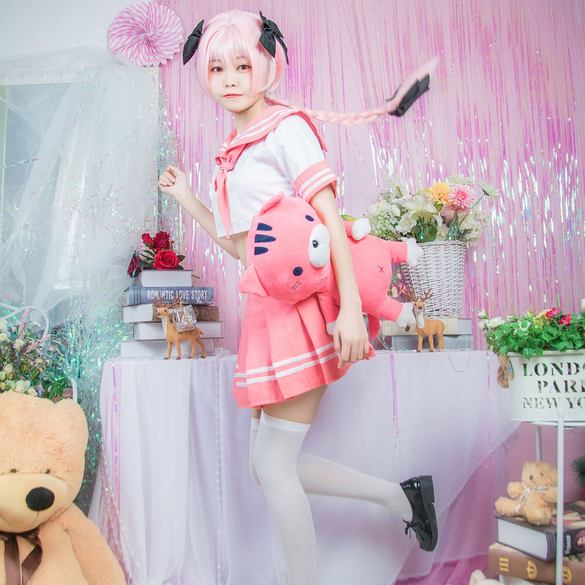 Pink Uniform Astolfo Cosplay