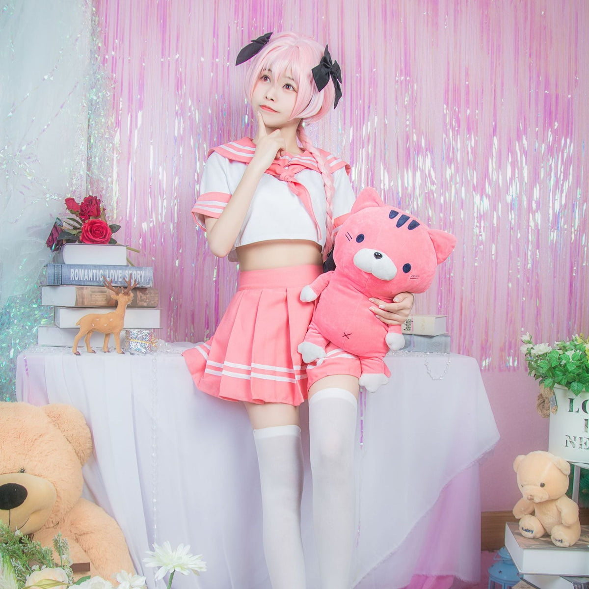 Pink Uniform Astolfo Cosplay
