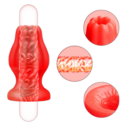 Abyss - Hollow Anal Plug & Textured Stroker