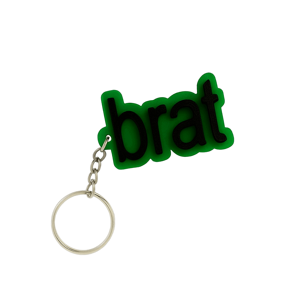 Brat Keychain