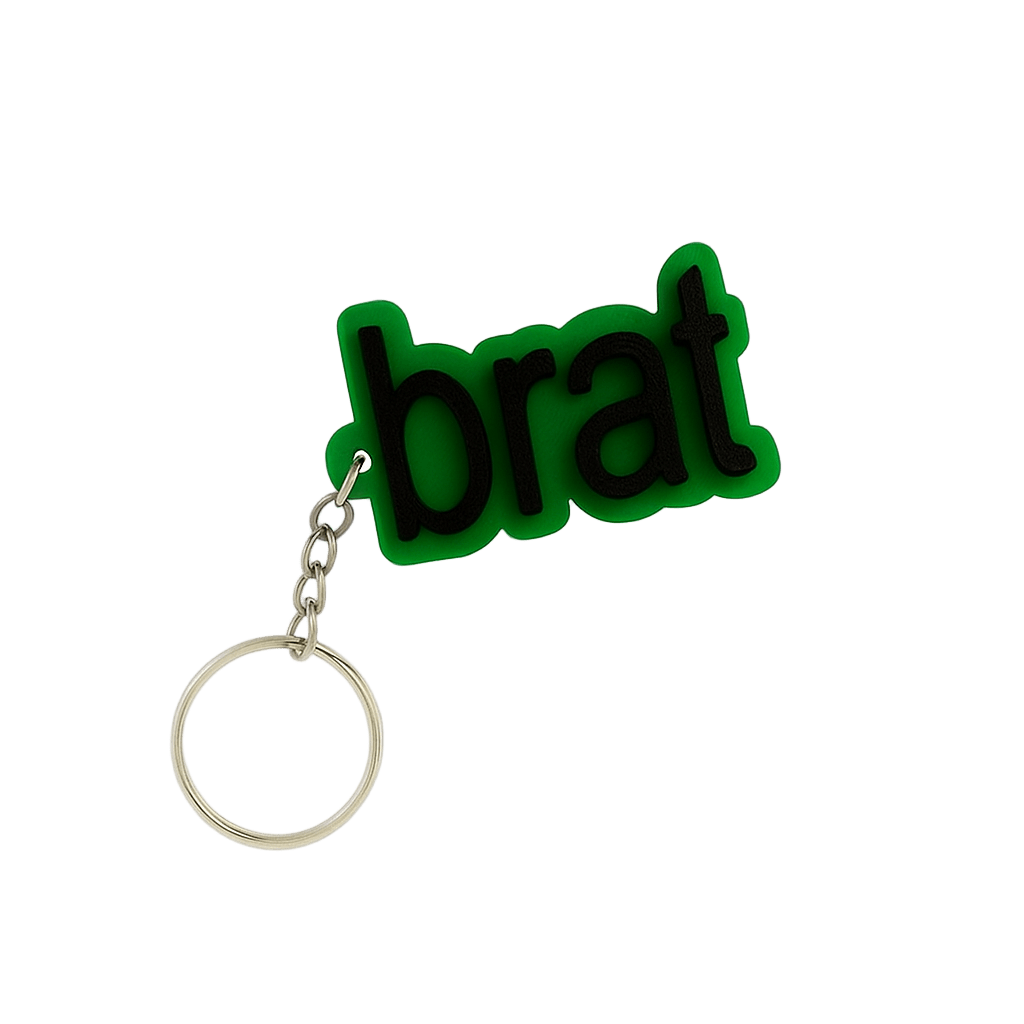 Brat Keychain