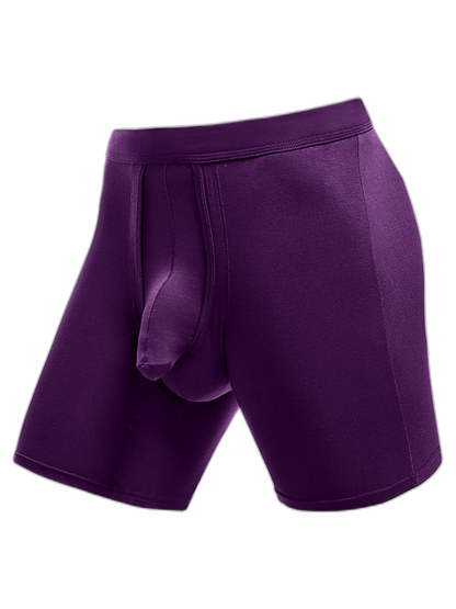 2 Pack Long Boxer Briefs with Separate Pouch