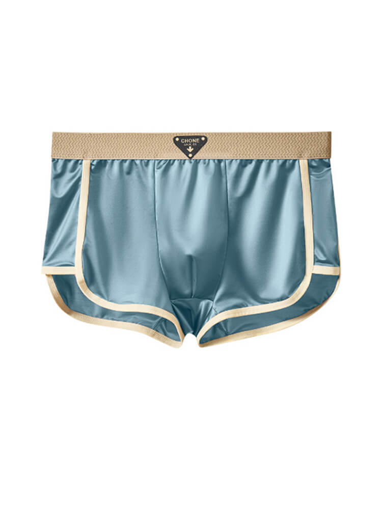 Men's Ice Silk Antibacterial Boxer Briefs