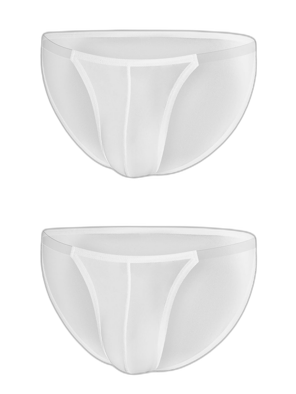 Sexy Spliced Transparent Belt Bikini For Men