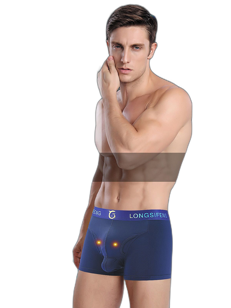 Men's Sexy Breathable Elastic Separated Pouch Trunks