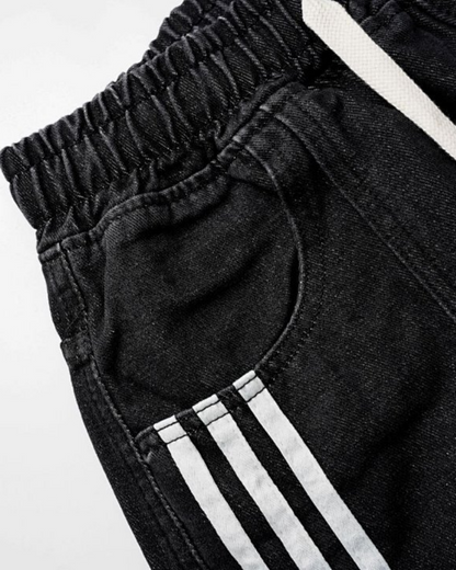 KIIKIO Vintage Washed Denim Shorts