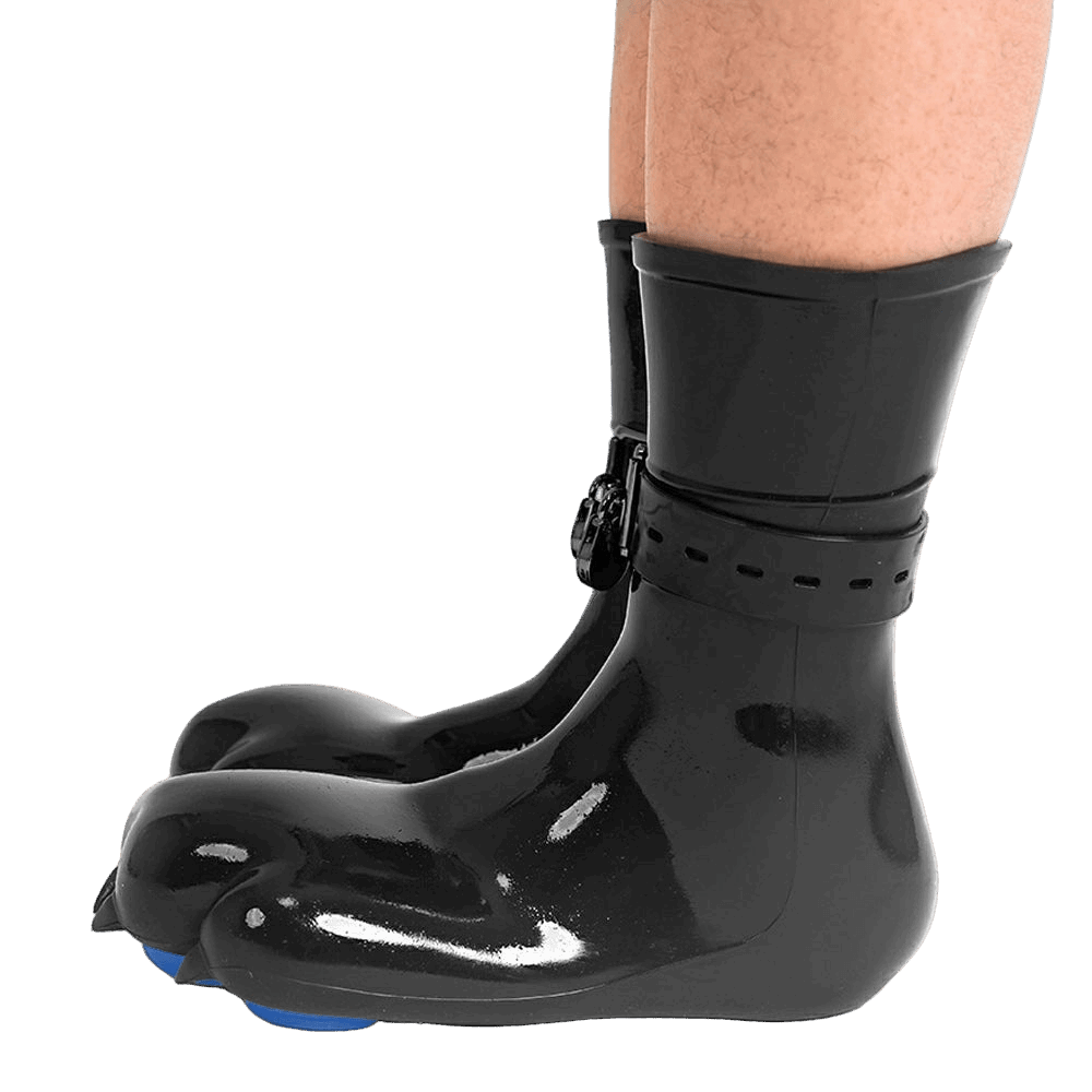 Furrjoi Silicone Canine Paw feet with Bindings Blue