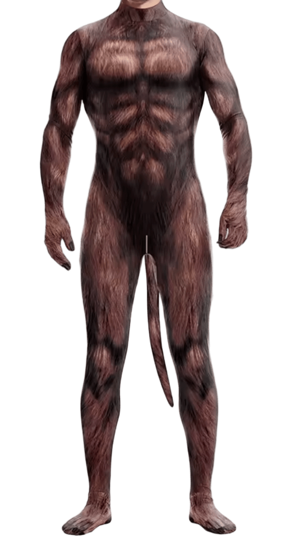 Brown Wolf Petsuit