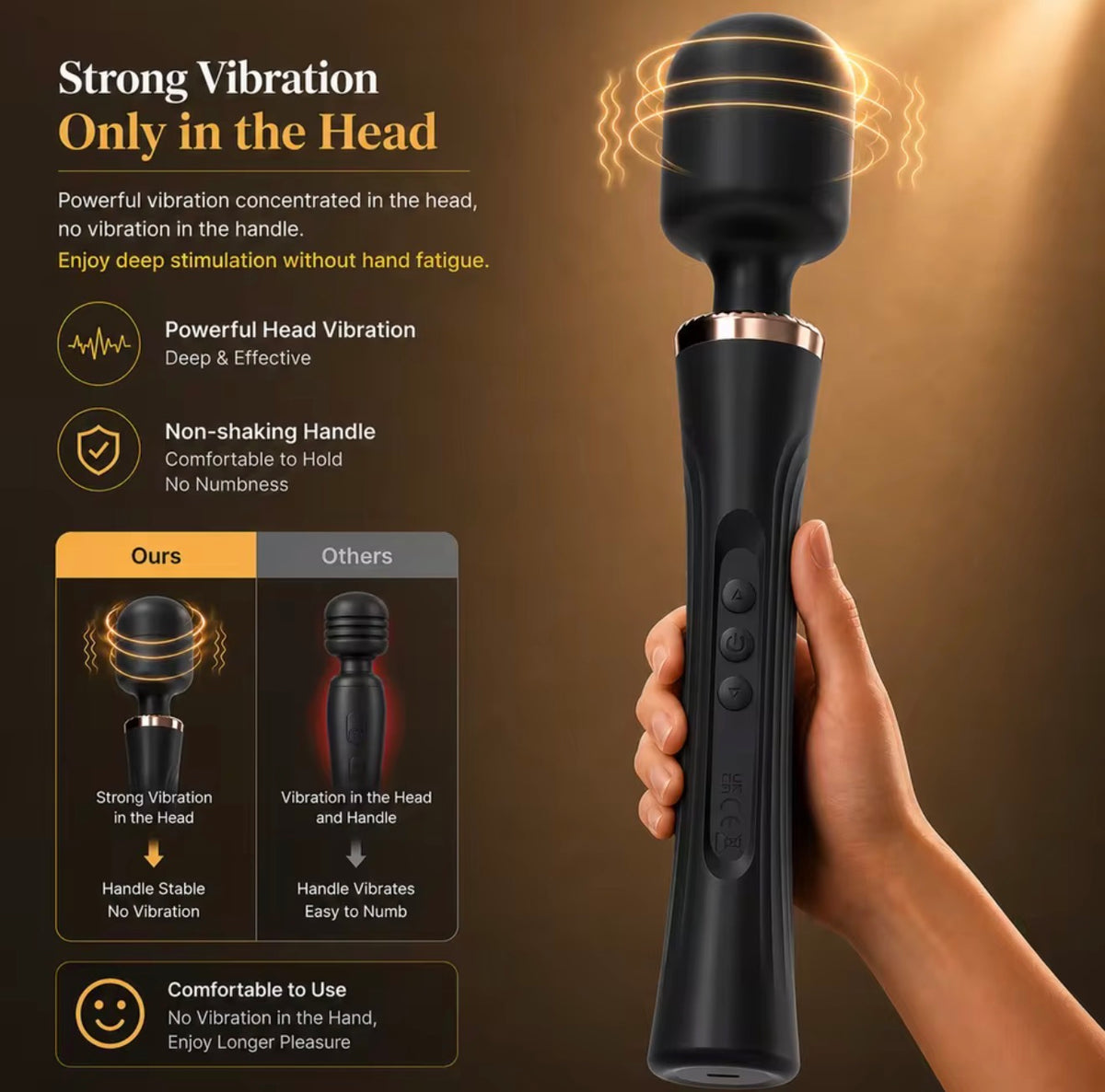 DarkAngel - Wand Vibrator - Vibrating Massager