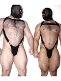 Men's Sexy Low-Rise Seamless Bodysuit Thong