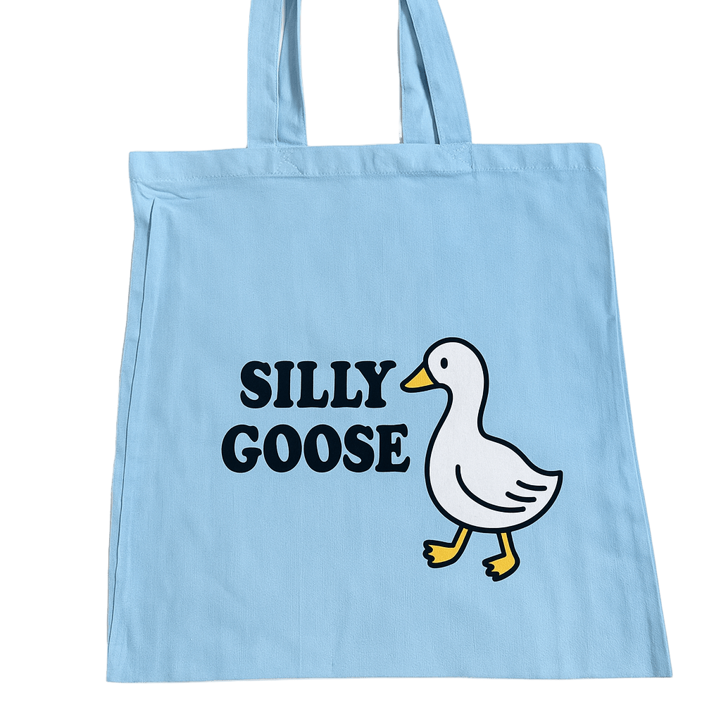 Silly Goose | Tote Bag | Sky Blue