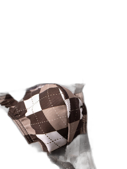 Rhombus Check Pattern Pouch Briefs