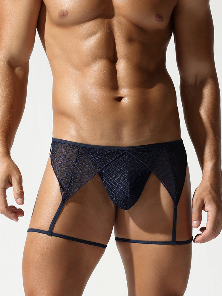 Men's Trendy Sexy Breathable String Set