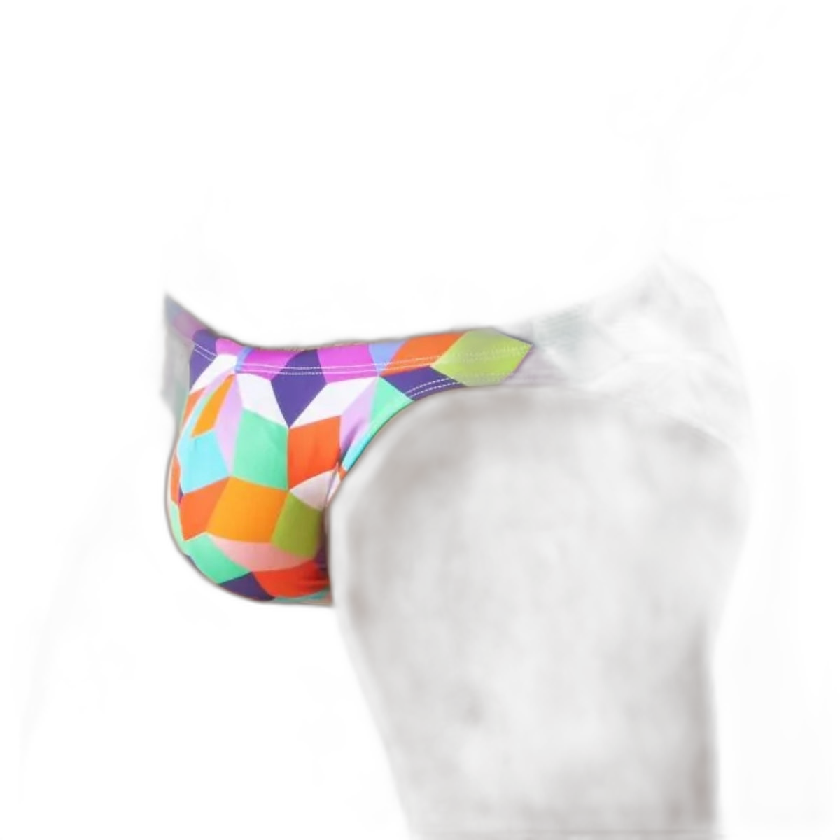TOF Paris Print Swim Mini Brief Purple
