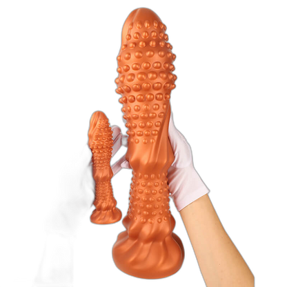 OrbArmor - Textured Silicone Dildo - Suction Cup Dildo