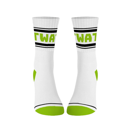 TWAT Cotton Crew Socks Mid-length