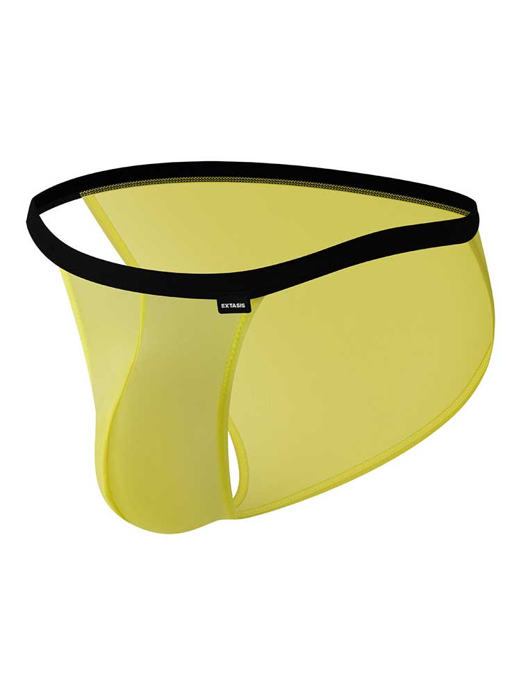 Men's Sexy Solid Color High Cut Pouch Briefs