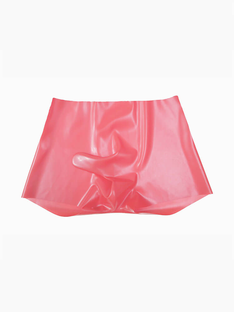 Men's Tight Latex Bullet-Separated Boxer Briefs