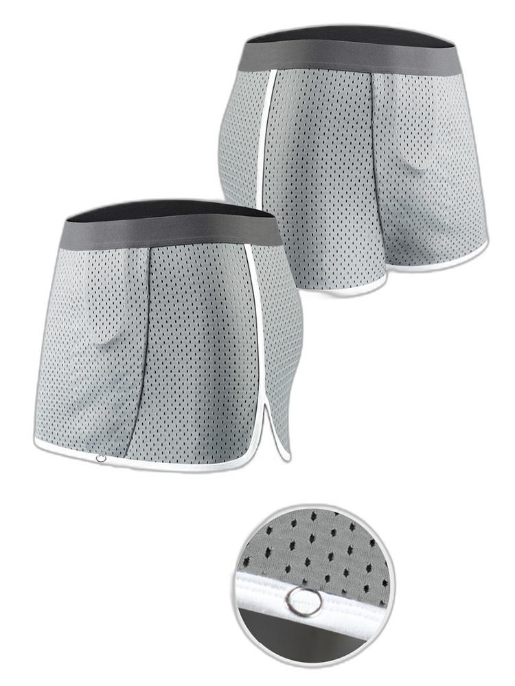 Men's  Button Casual U-Shaped Roman Skirt Dual-Purpose Arrow Pants Underwear