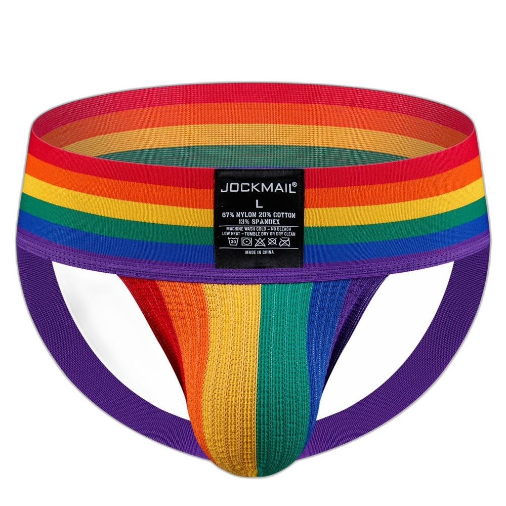Jockmail Rainbow Pride Jockstrap