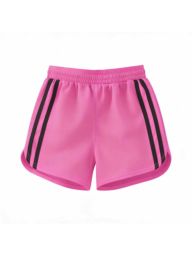 Men's Striped Casual Straight-Leg Board Shorts