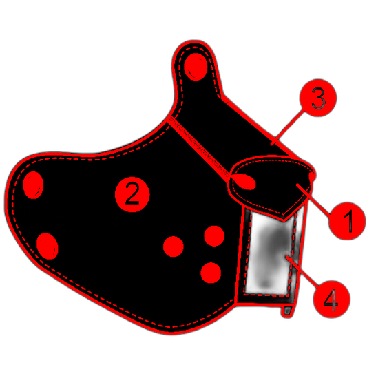 Build Your Own Neoprene K9 Puppy Muzzle