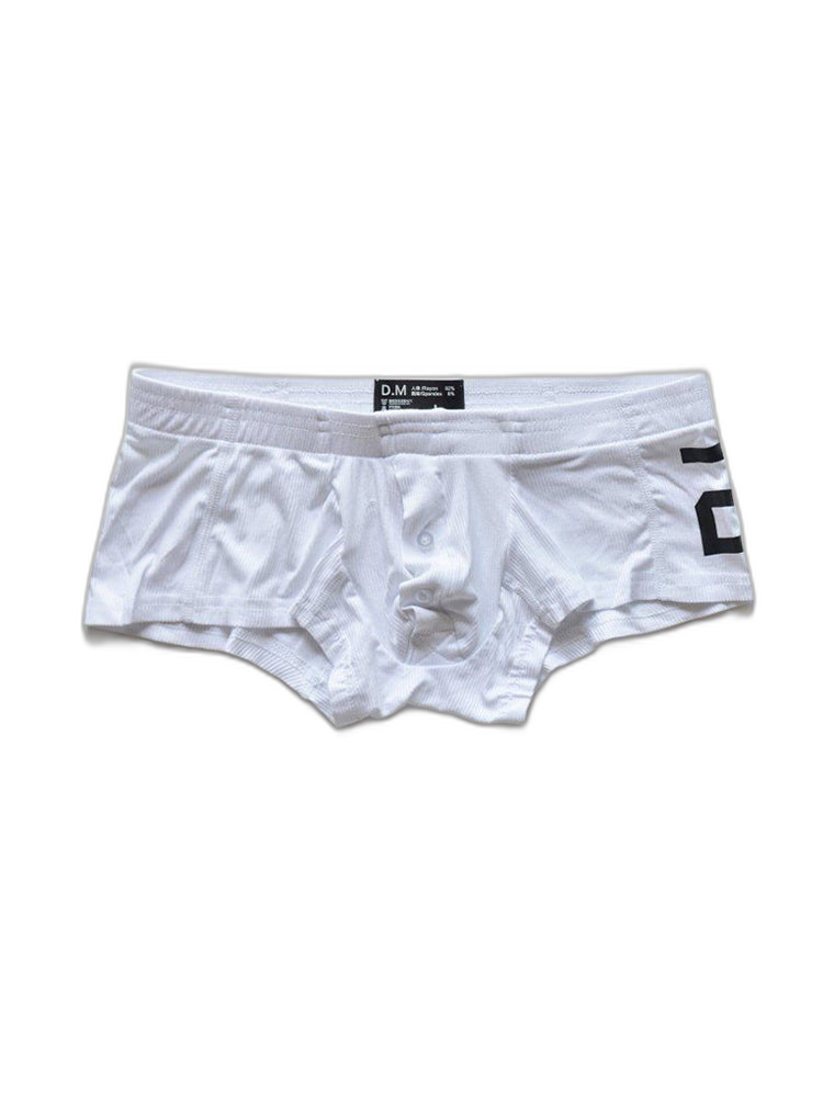 2-pack Men's Solid Color Comfortable Button-down Trunks