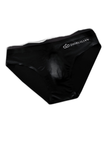 3 Pack Men's Ultra-Thin Seamless Ice Silk Cool-Touch Briefs