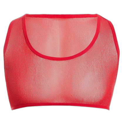 Sheer Glitter Crop Tank