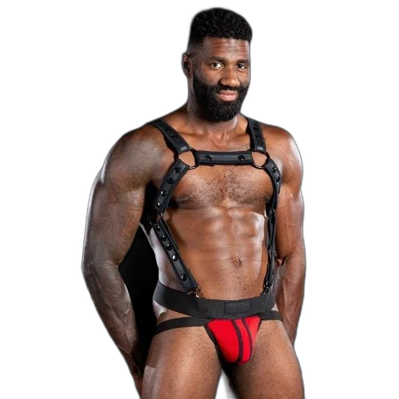 Mr S Leather NEO AIR MESH Jock | Red