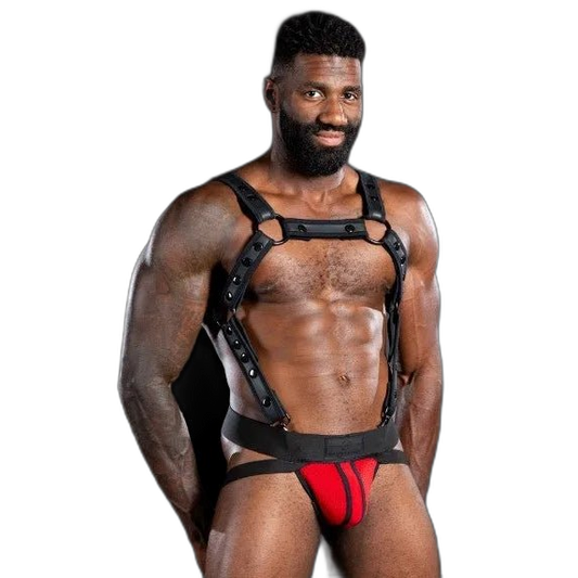 Mr S Leather NEO AIR MESH Jock | Red