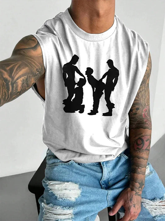 Men's LGBT Gay Pride Print Tank Top