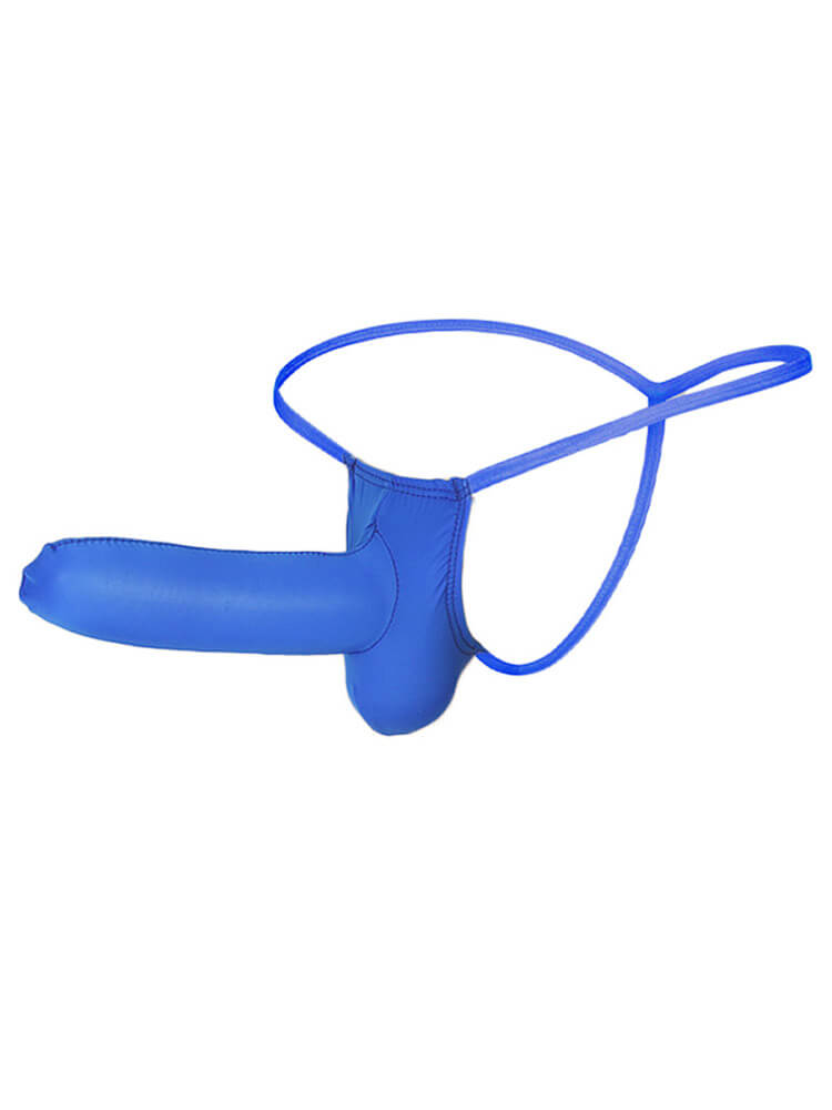 Men's Sexy Strapless Solid Color Thong