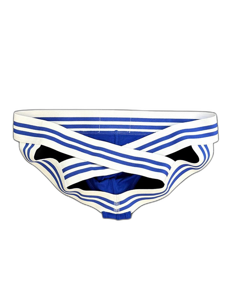 2 Pack Men's Sexy Low-Rise Breathable Trendy Design Lightweight Jockstrap