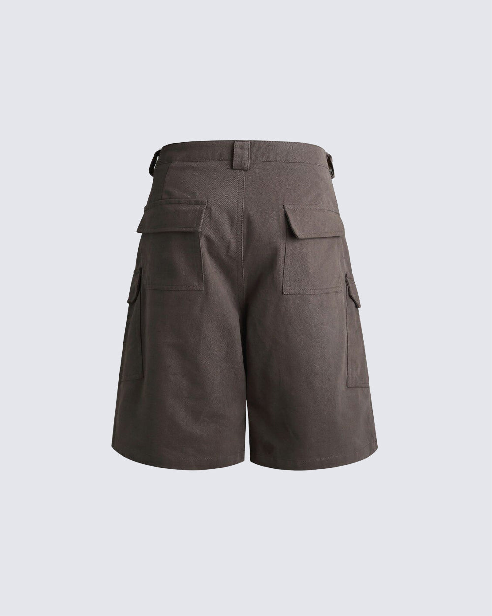 New Gothic Rivet Utility Layered Wide Shorts
