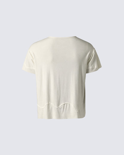 KIIKIO Vintage Rhinestone Glitter Tee