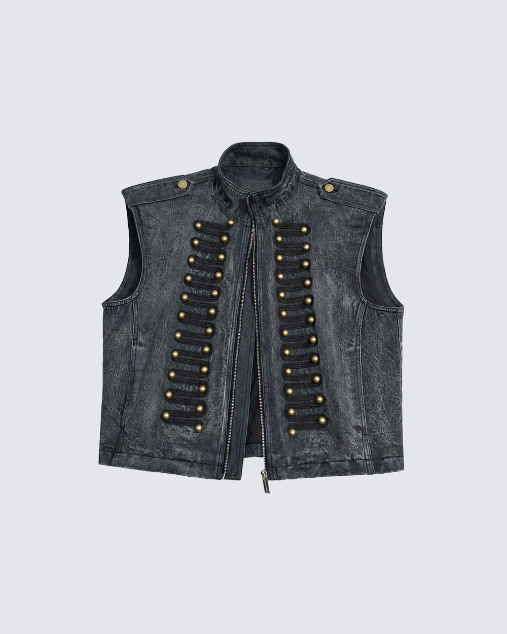 New Napoleon Denim Vest Jacket